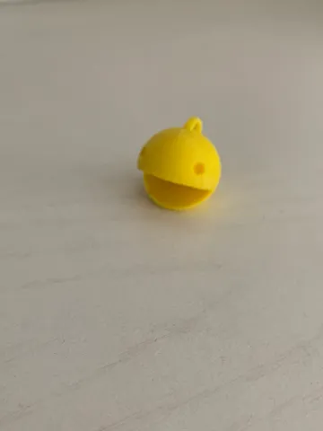 3D Pac-man Keychain