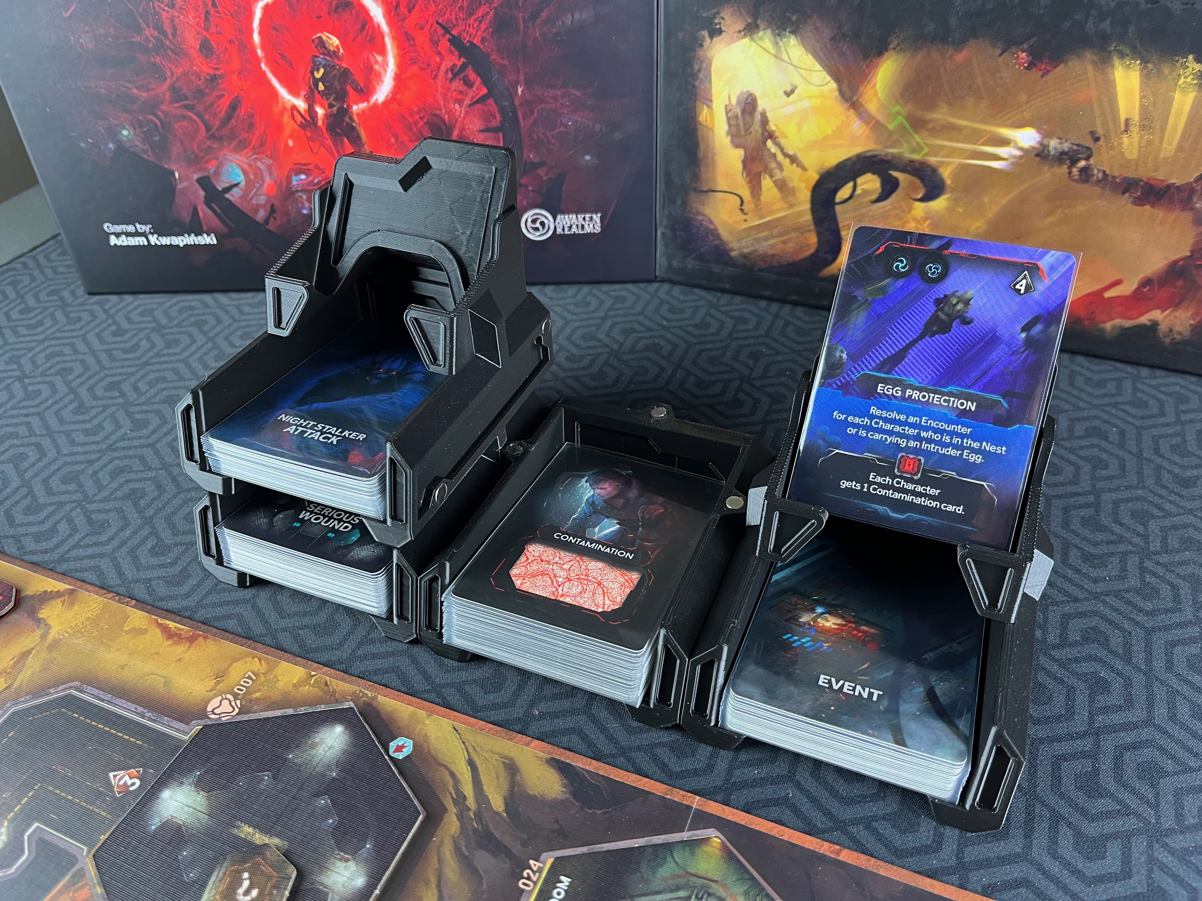 Sci-fi (Mk.I) Card Deck Tray System