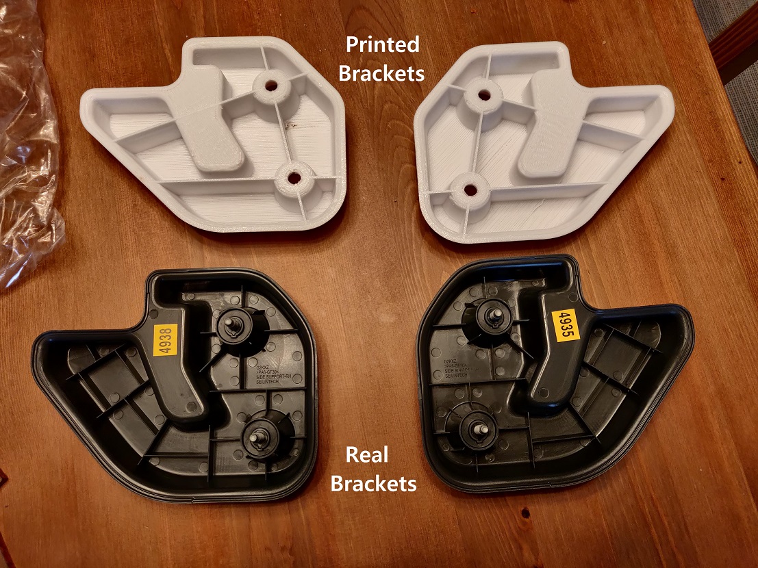 False Floor Cargo Brackets for the Chevy Bolt by jeremytodd1 Download