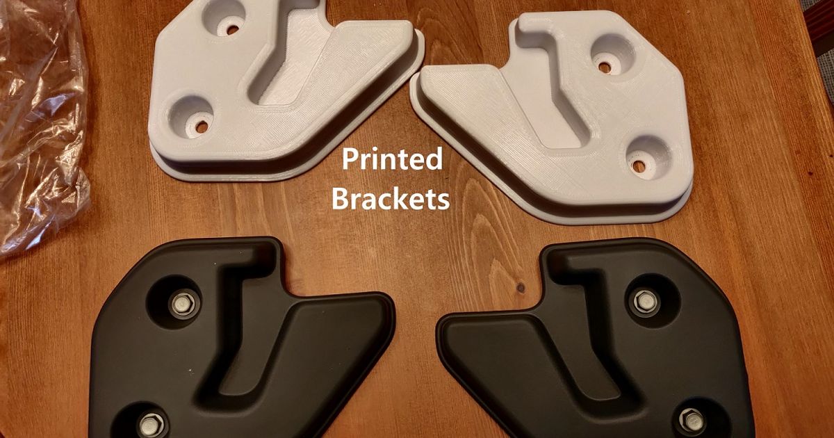 False Floor Cargo Brackets for the Chevy Bolt by jeremytodd1 Download
