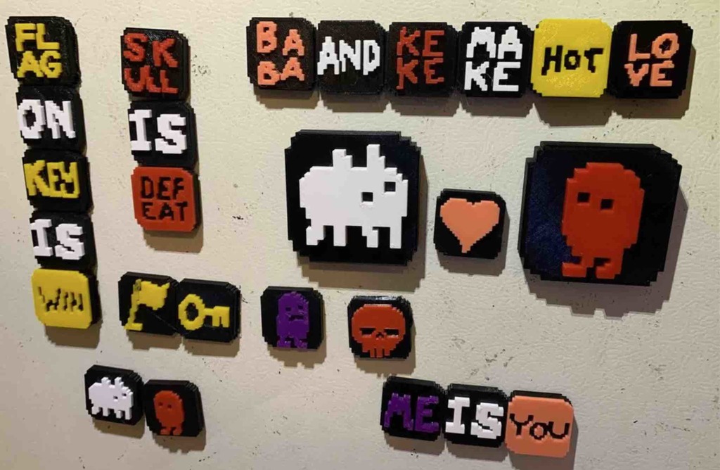 Baba is You Refrigerator Magnets