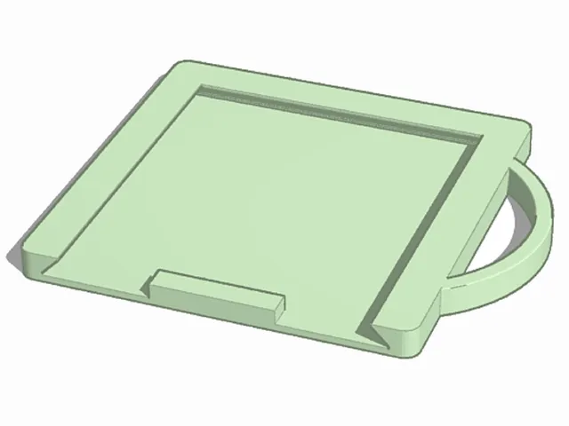 120 Film Label Holder with keyring loop