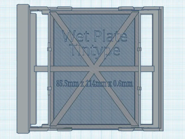 Wet Plate / Tintype Holder Jewel Case Insert
