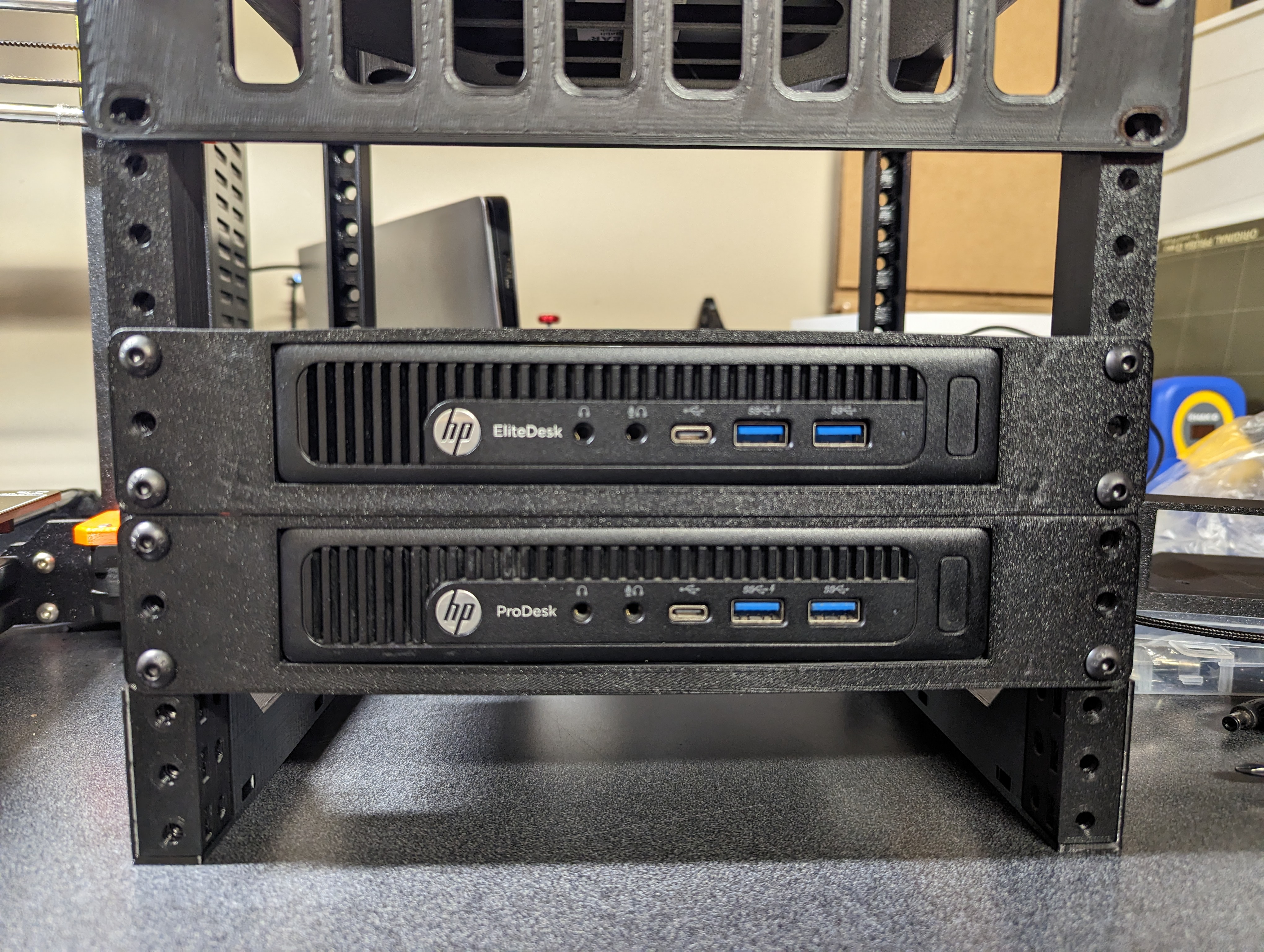 10" 1U Rack Mount for HP EliteDesk/ProDesk Mini G2