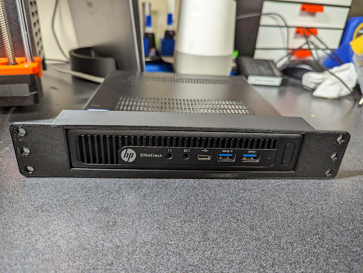 10" 1U Rack Mount for HP EliteDesk/ProDesk Mini G2 by dewdrop