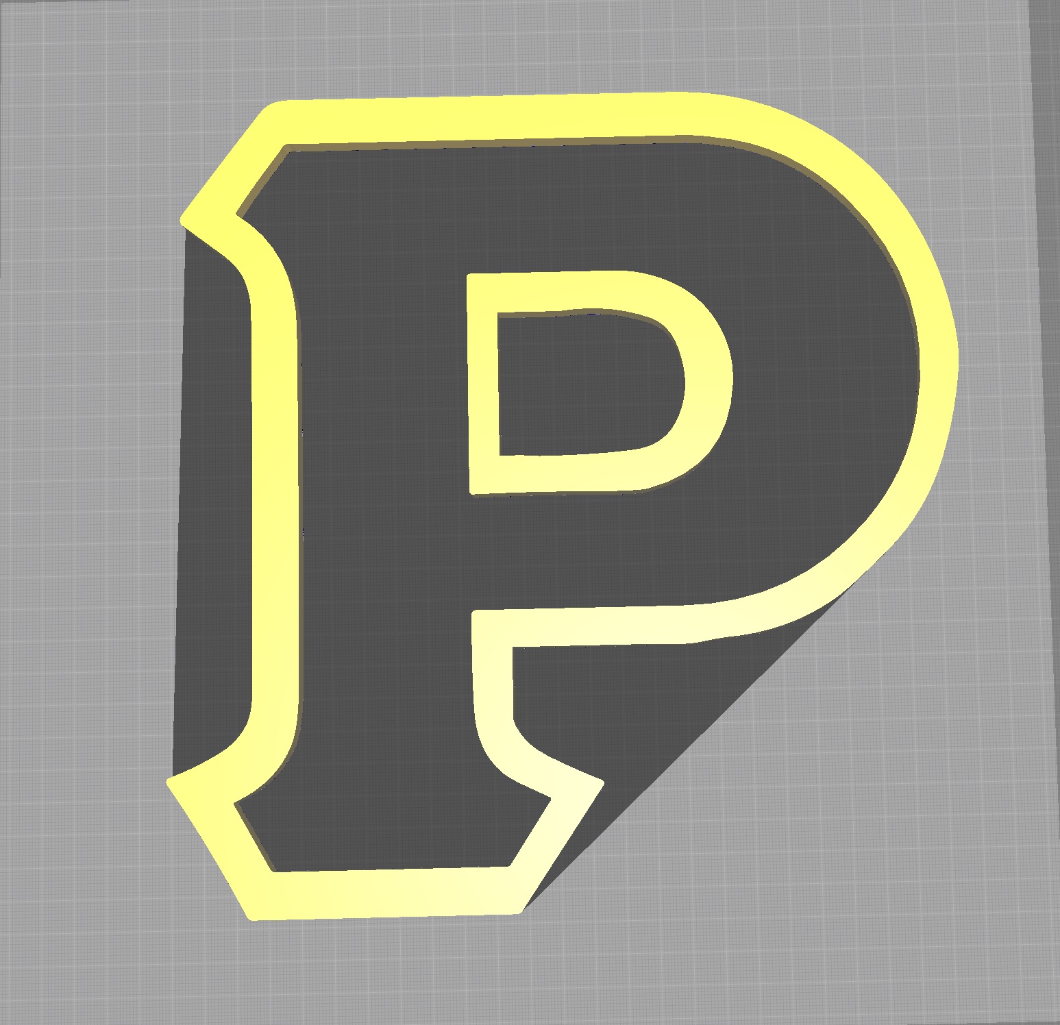 Greek Letter Rho by Aft3RMath3D | Download free STL model | Printables.com