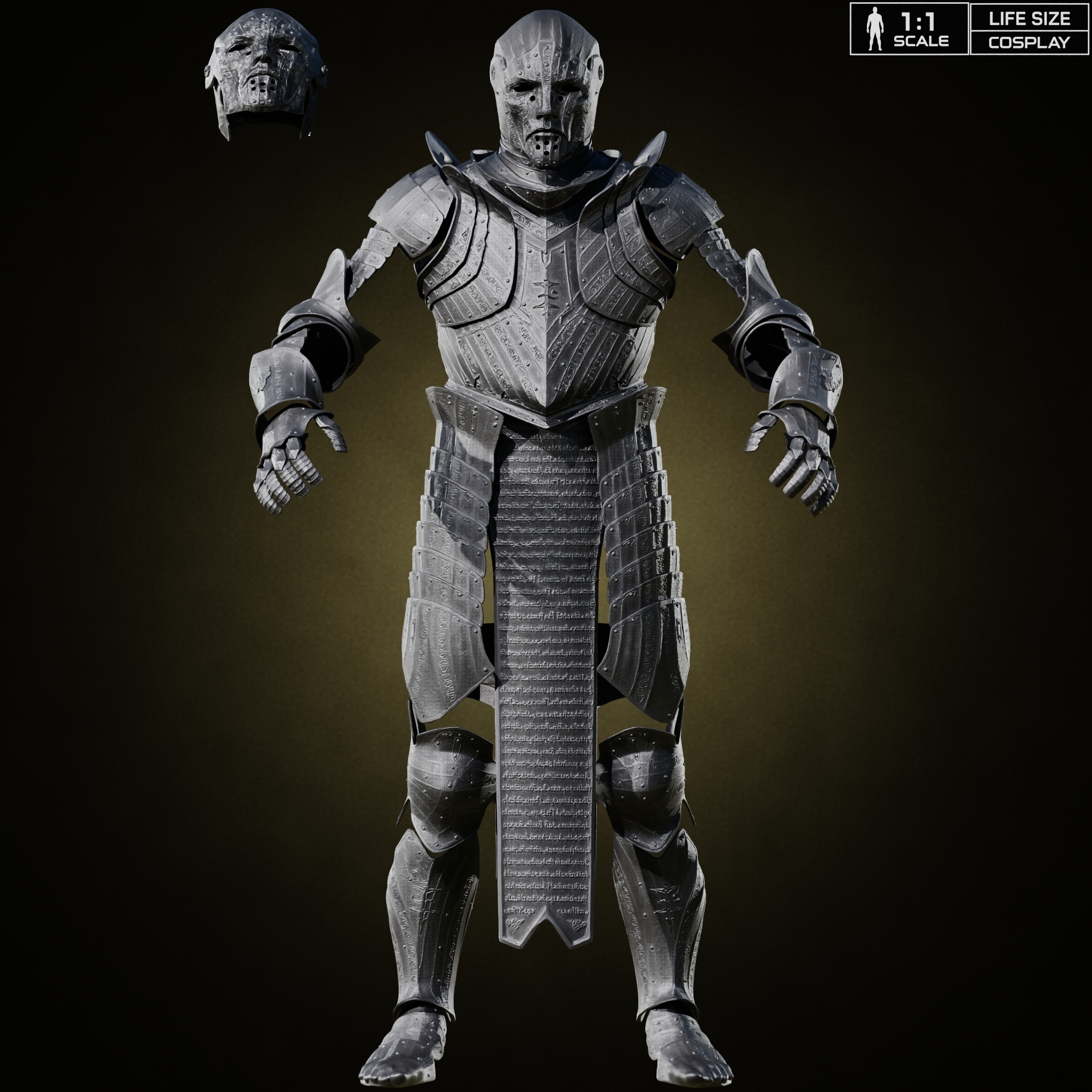 ULTIMATE SOLOMON THE SCHOLAR COSPLAY ARMOR SET – Mortal Shell II Fan Art