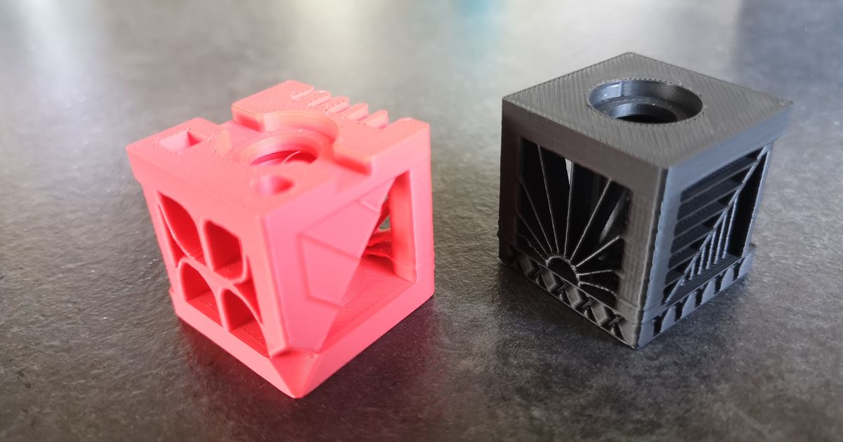 Cursed / Doomed Calibration Cube by BrainBug Download free STL model