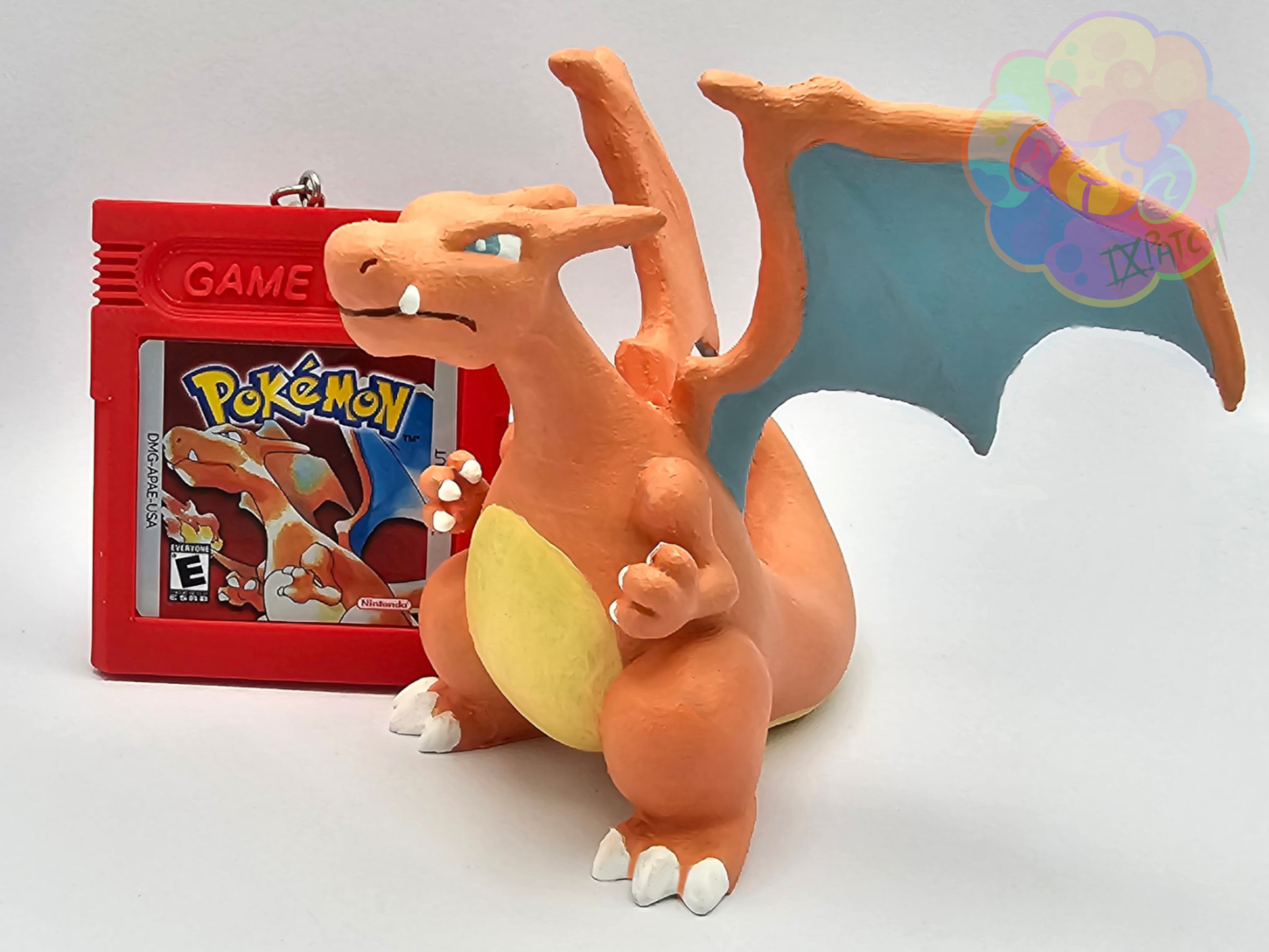 Miniatura 2 do modelo 3D Retro Charizard - Pokémon Red Version Artwork