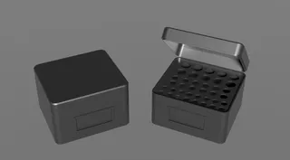 Parametric eppendor PCR tube box with lid
