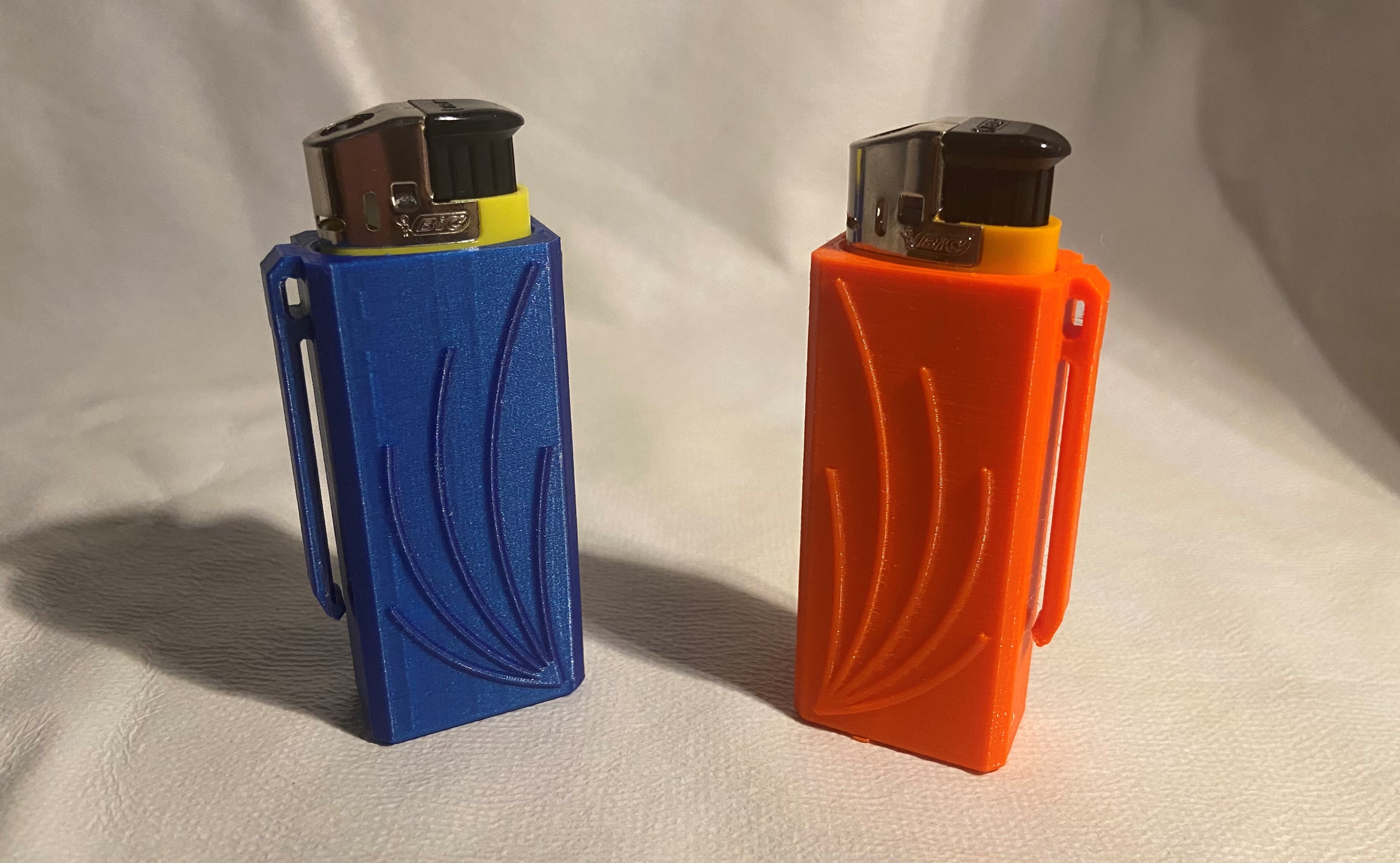 BIC Lighter Case with Key Ring Hole and Clip by DickF Download free