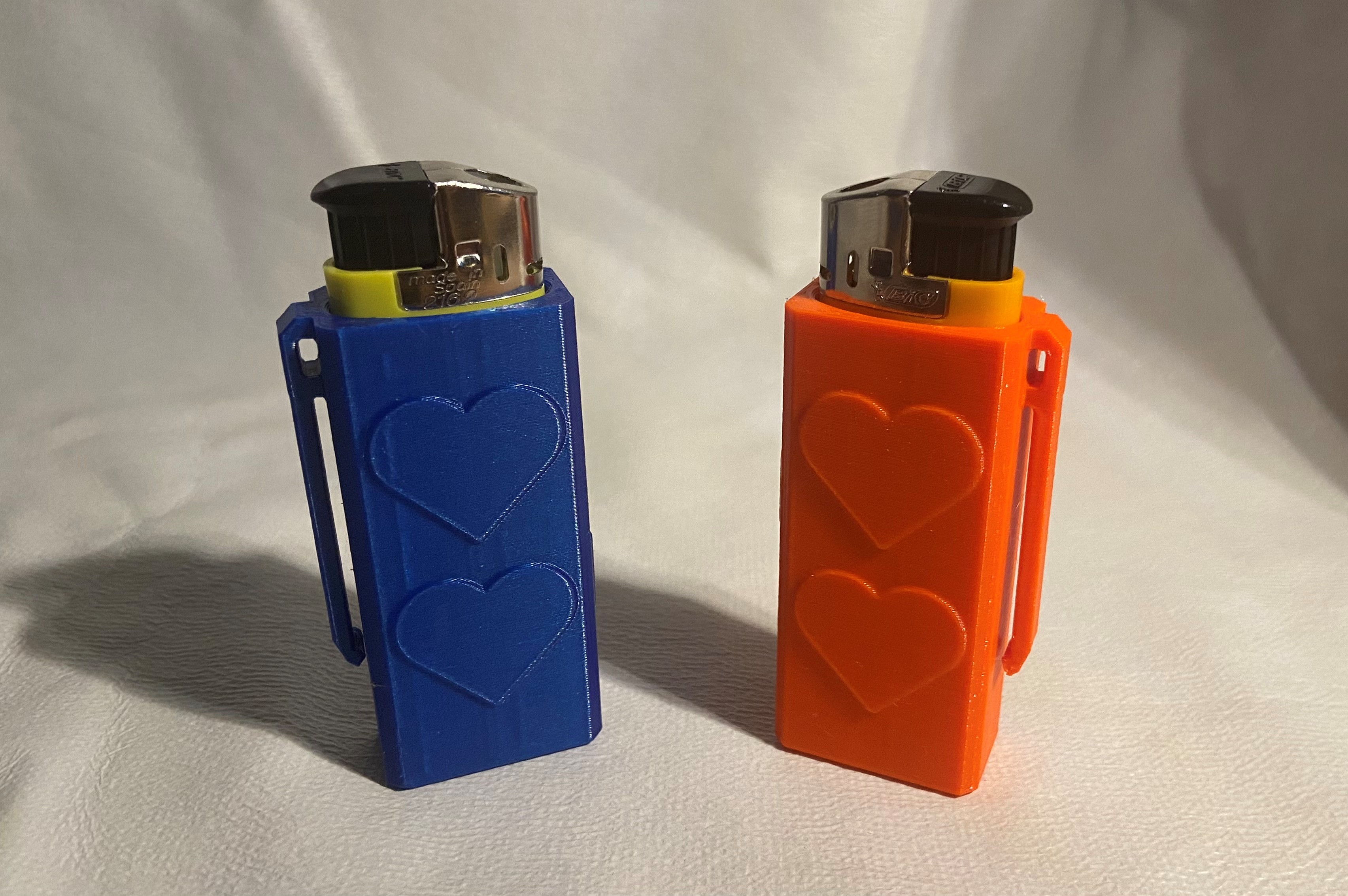 BIC Lighter Case with Key Ring Hole and Clip by DickF Download free