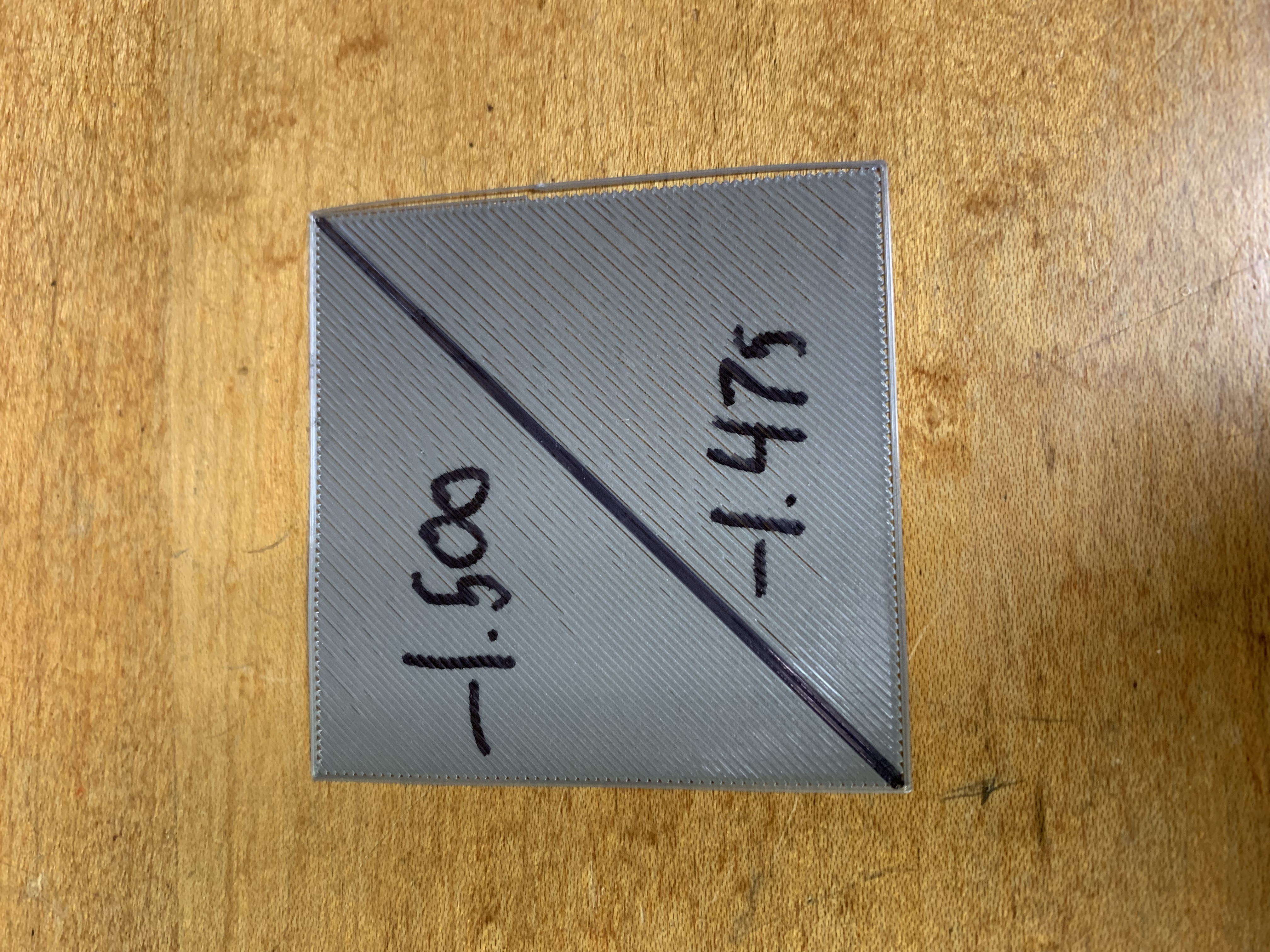 Simple nozzle height test