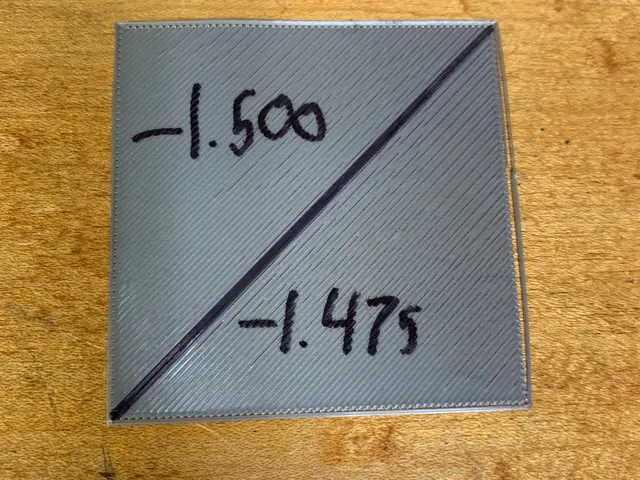 Simple nozzle height test
