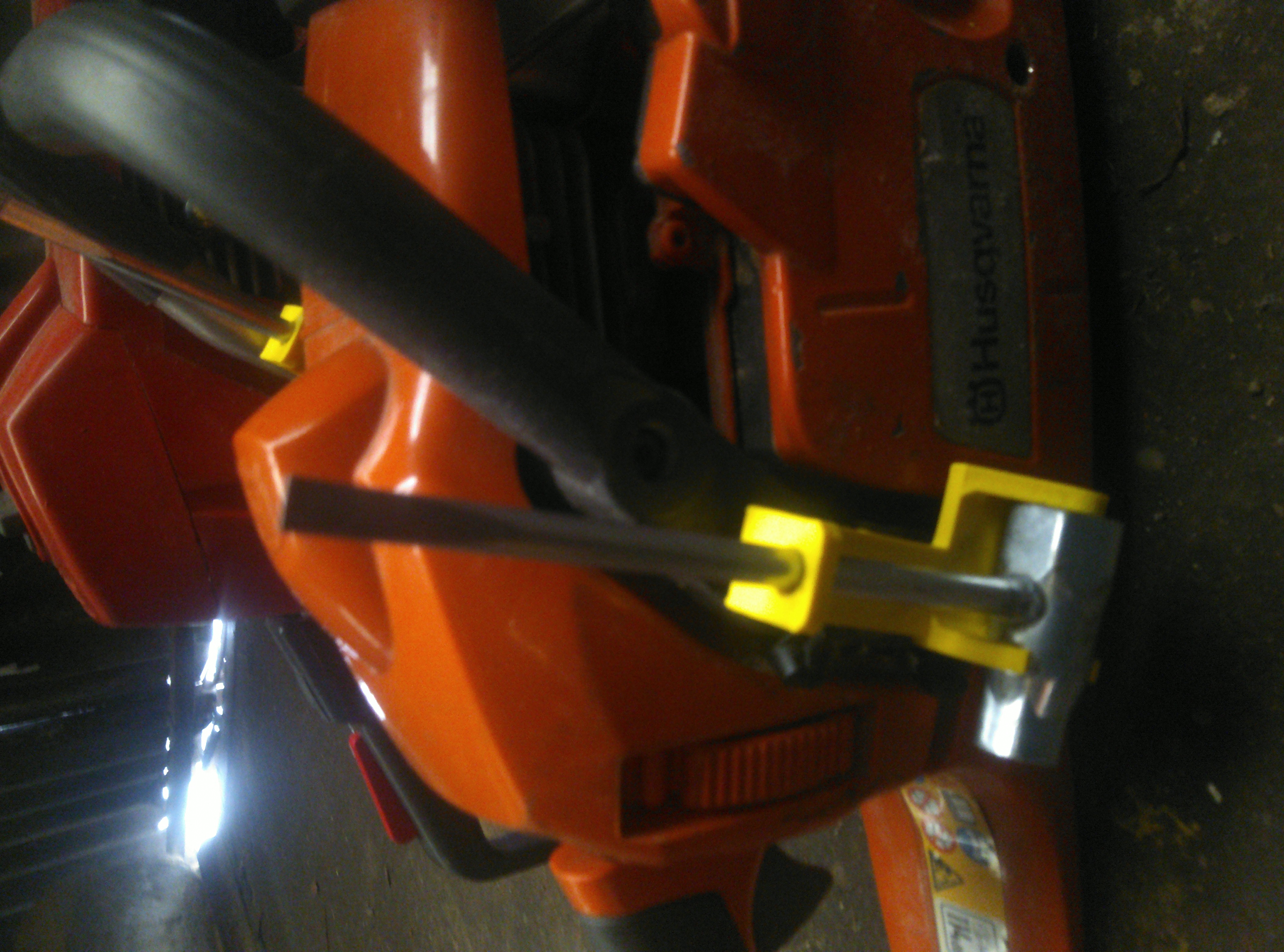 Holder for T-Wrench for chainsaw (Zündkerzenschlüssel) --Update