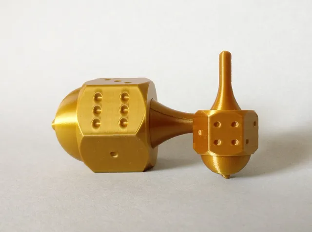A dice? A spinning top? Both!