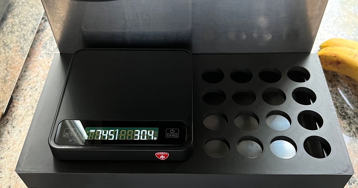 Silvietray for Eureka Precisa scale by roads Download free STL model