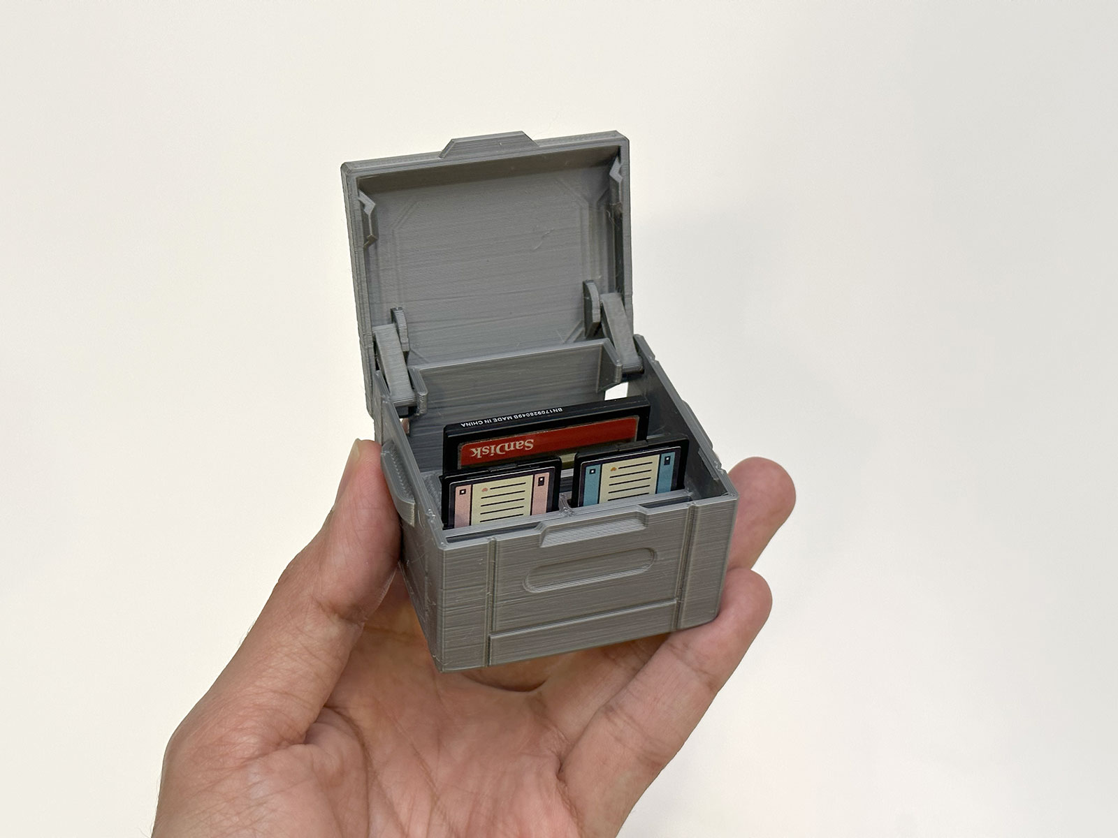 Print In Place Box for SD Cards