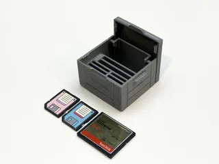 Print In Place Box for SD Cards by Adafruit | Download free STL model ...