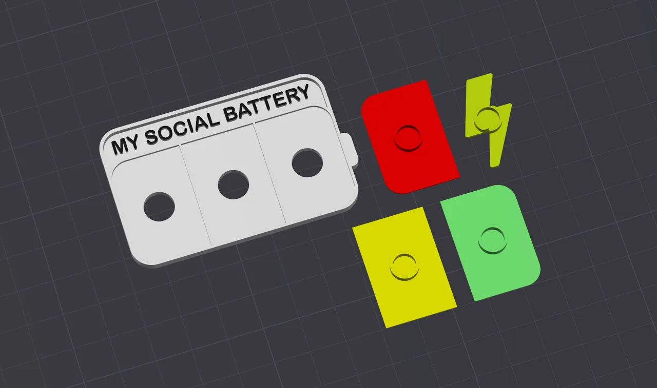 My Social Battery: An Interactive Pin by markury