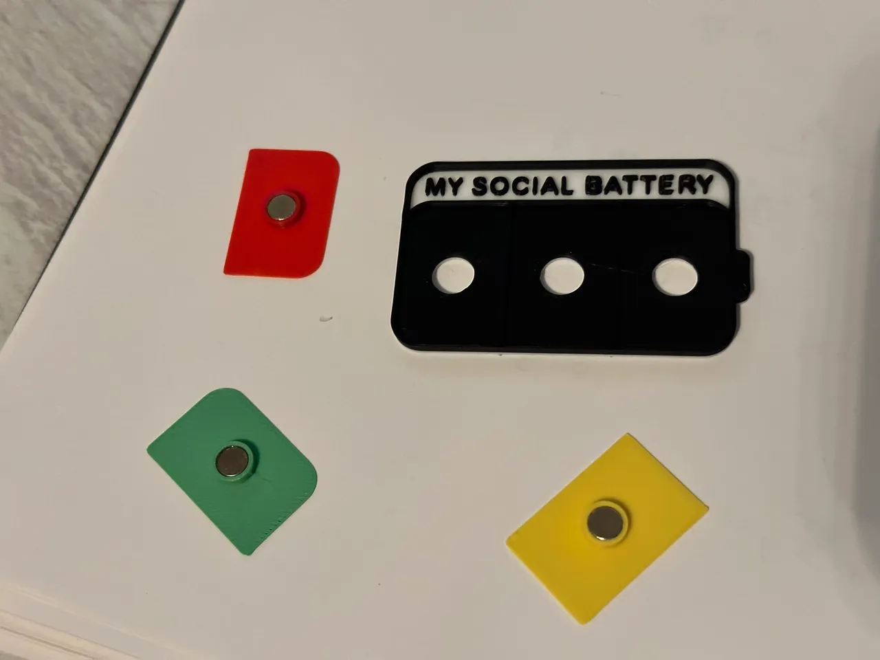 My Social Battery: An Interactive Pin by markury