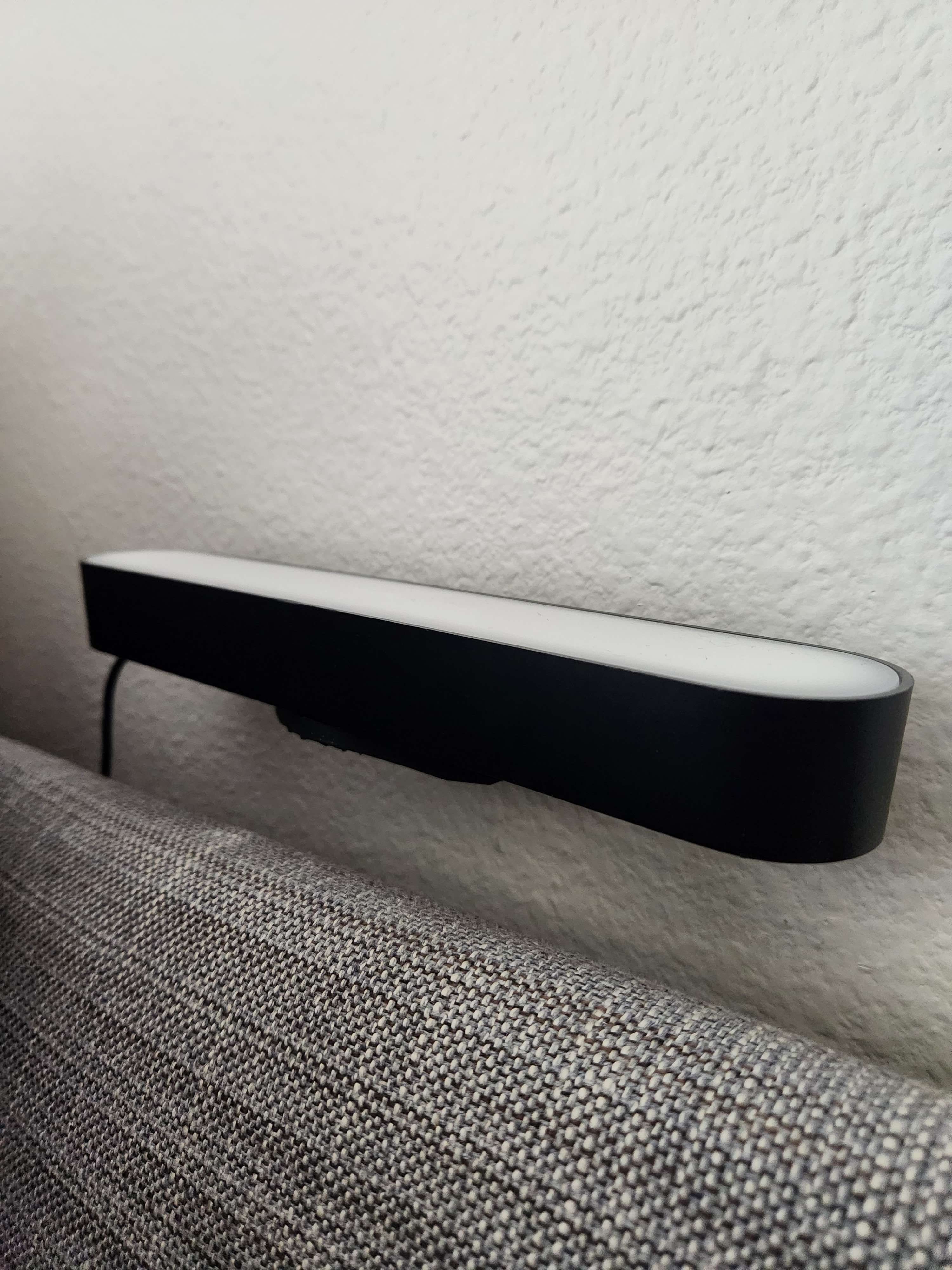 Hue Play Wall Mount - Close, Flat Angle