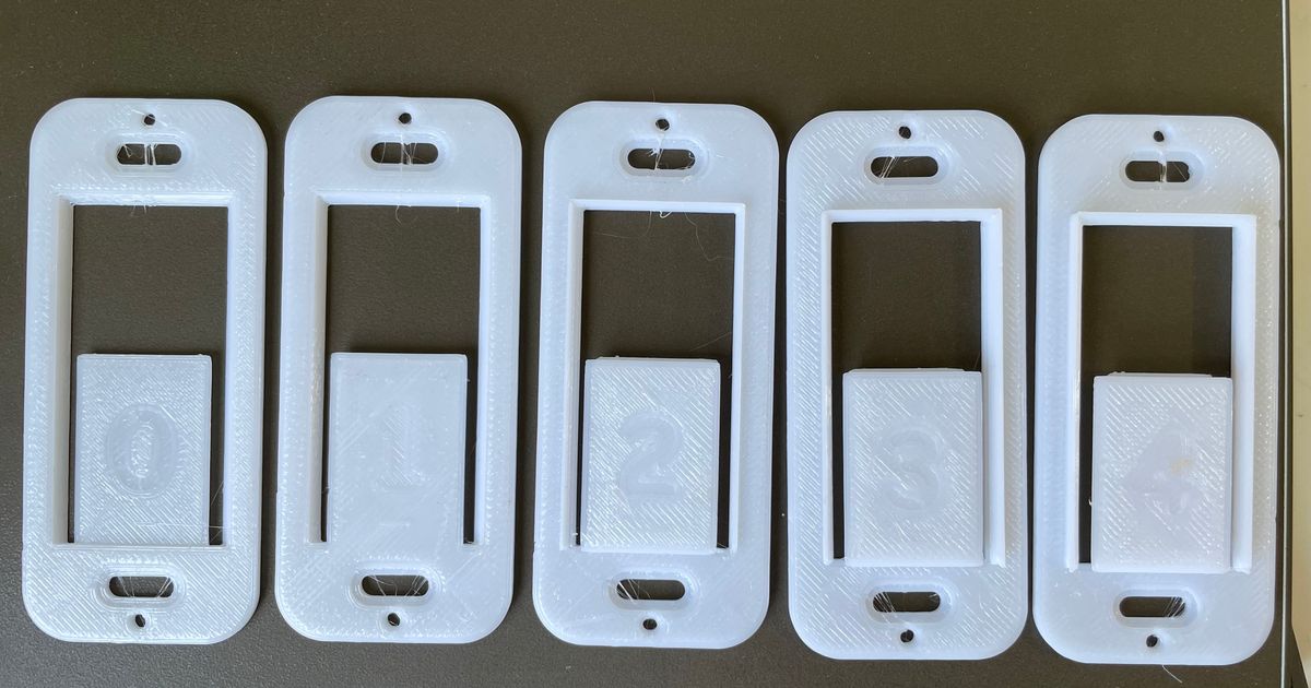 Lutron Pico Remote Wall Plate Mount Bracket (Stronger / Raised Version