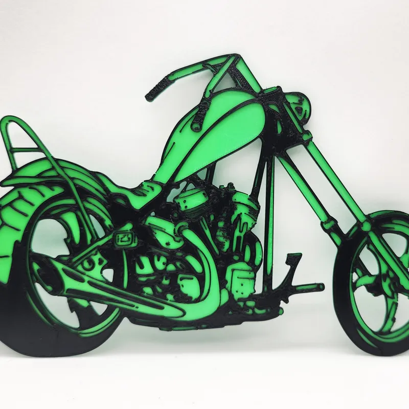 3 Jolee's Boutique Harley Davidson Motorcycle 3D Stickers Scrapbooking