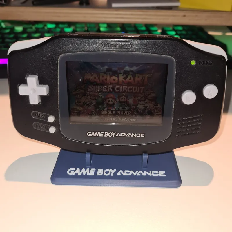 Gameboy Advance display stand v2 by Tron08, Download free STL model