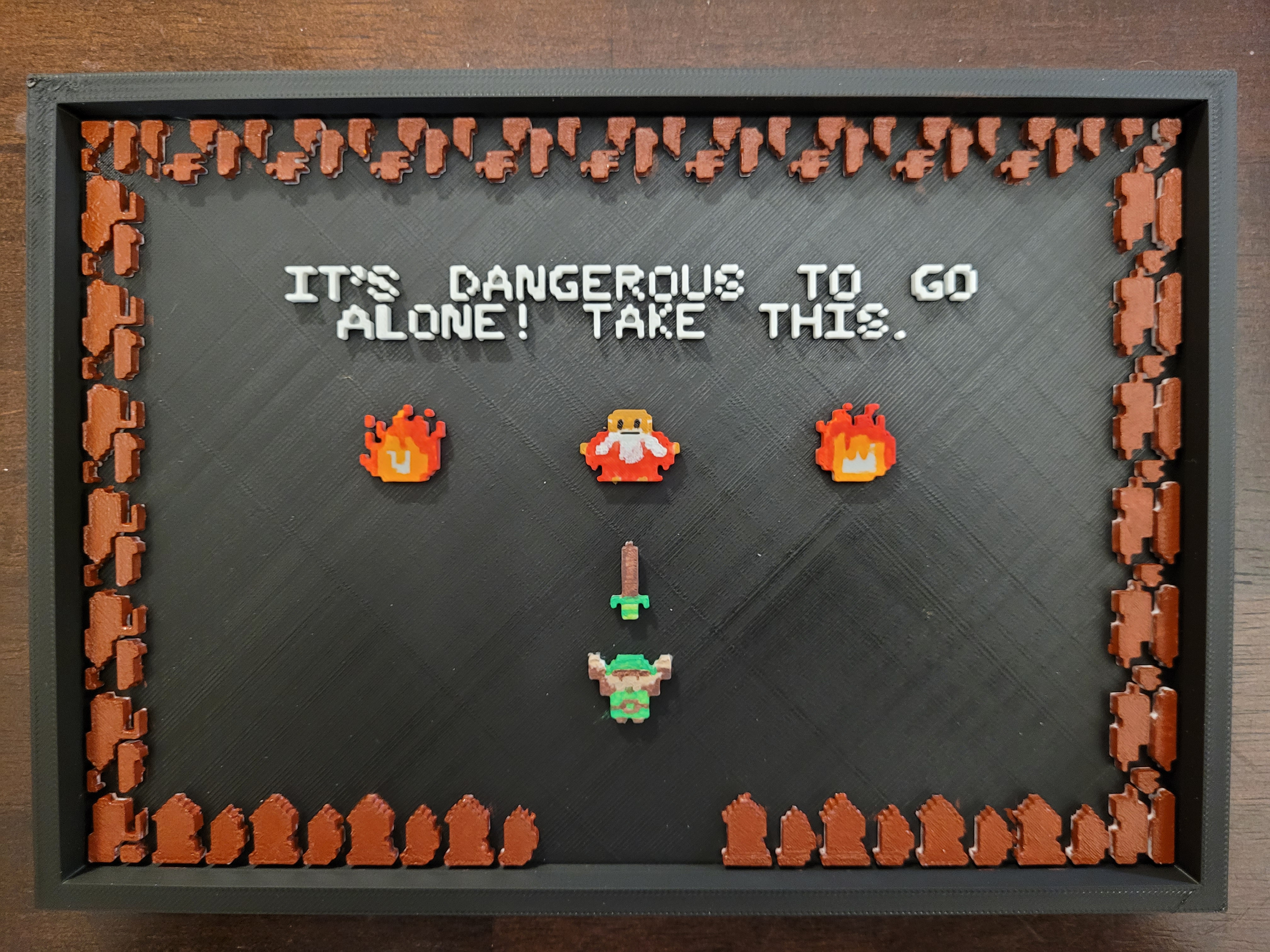 It's Dangerous To Go Alone! Take This.