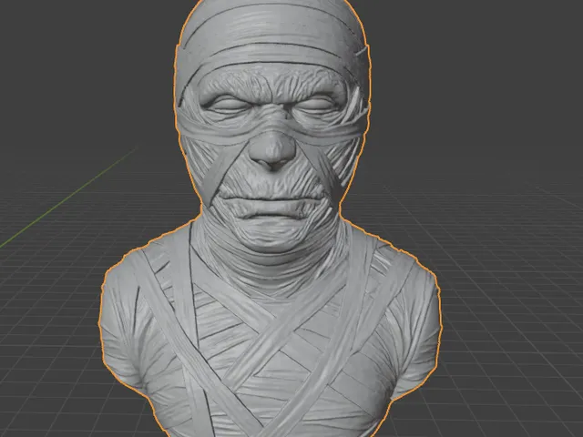 Free Mummy Bust – Wrapped in Ancient Bandages