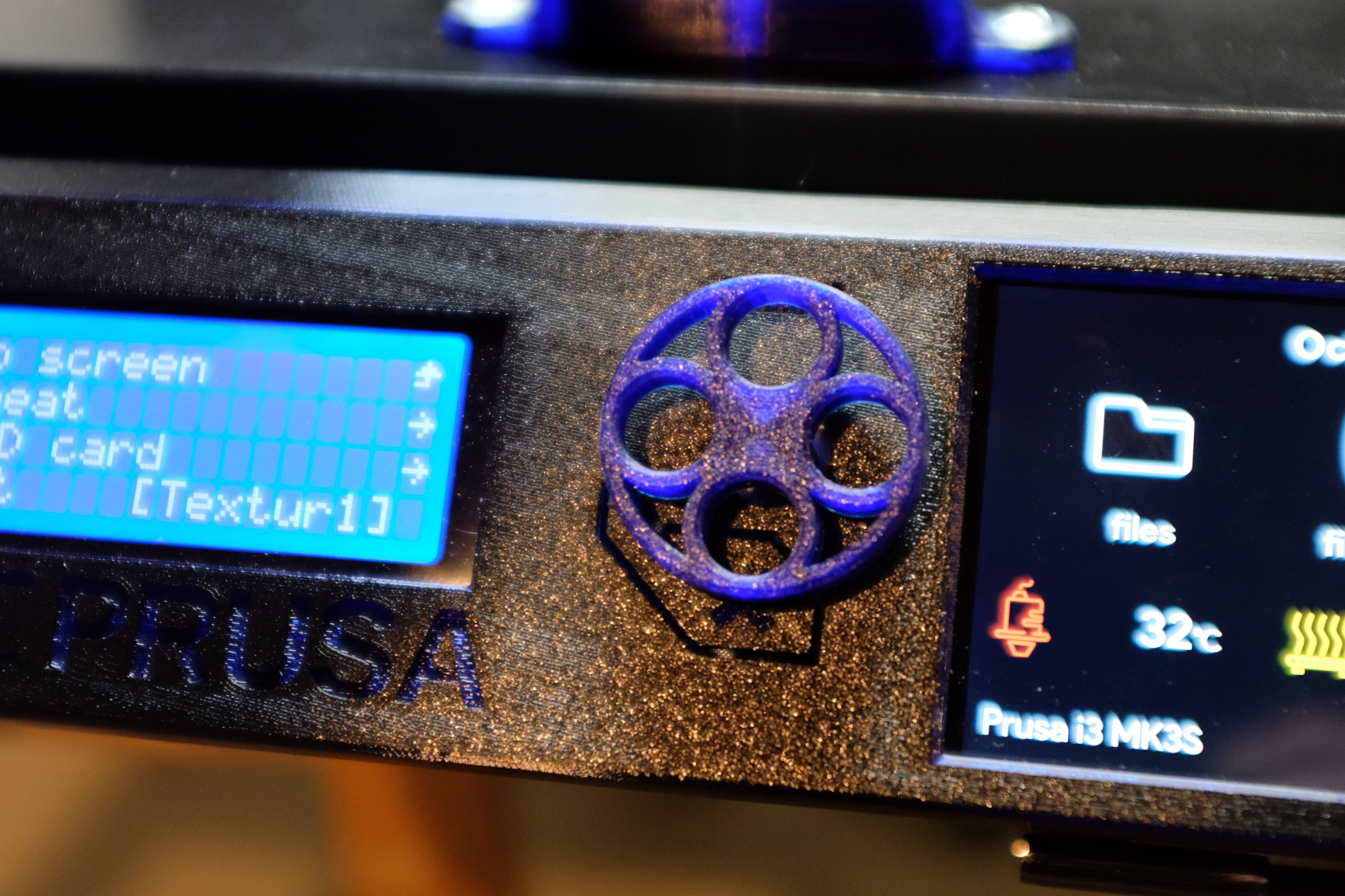 Circular Clover Prusa LCD Knob