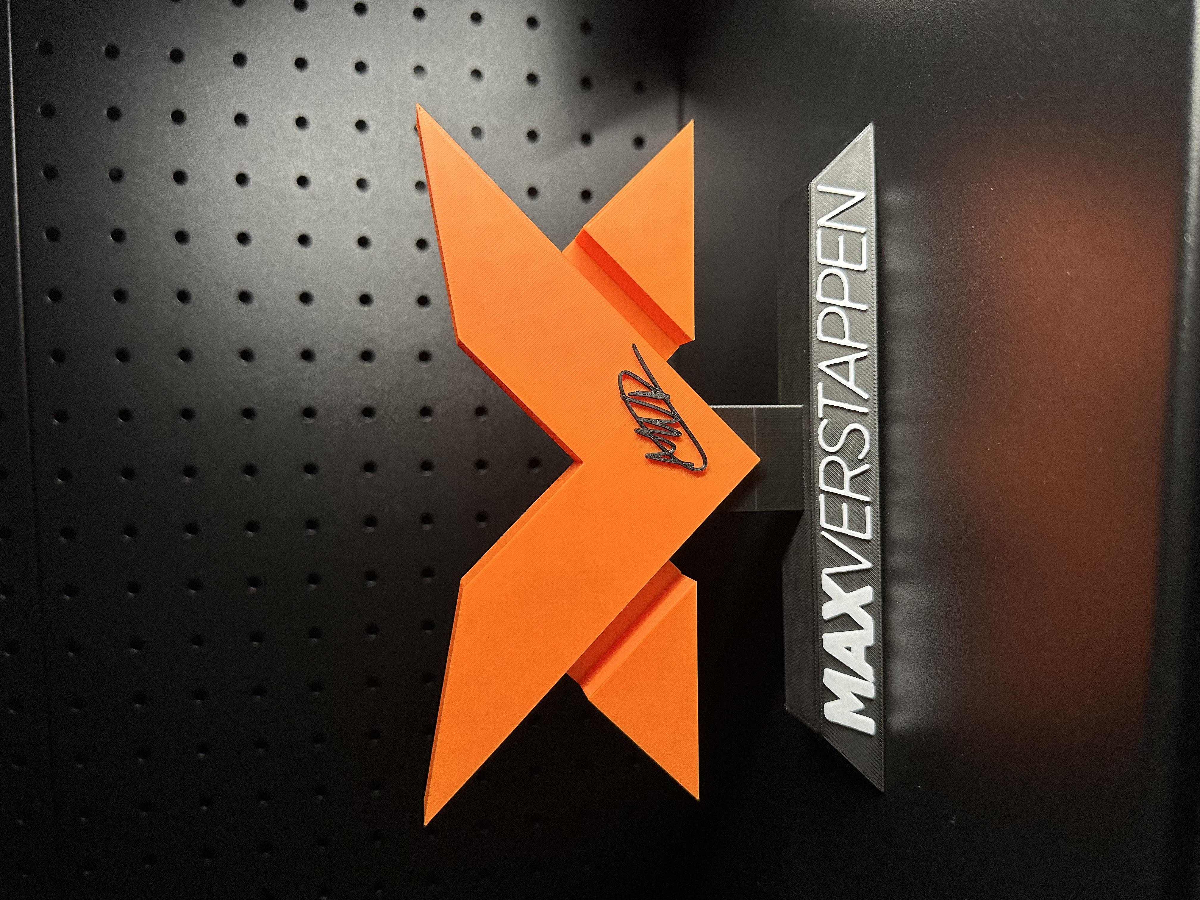 Max Verstappen Autograph Logo