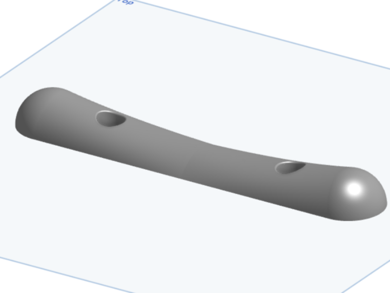 Simplistic handle for 3d printer