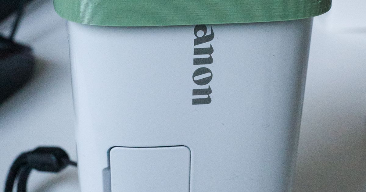 Canon Powershot Zoom lens cap by Fazal Majid Download free STL model