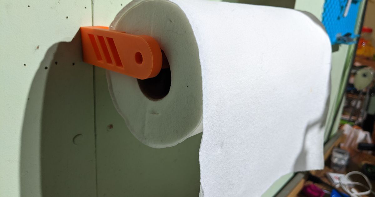 22mm Dowel for Paper Towel Roll Holder by Pawketz Download free STL