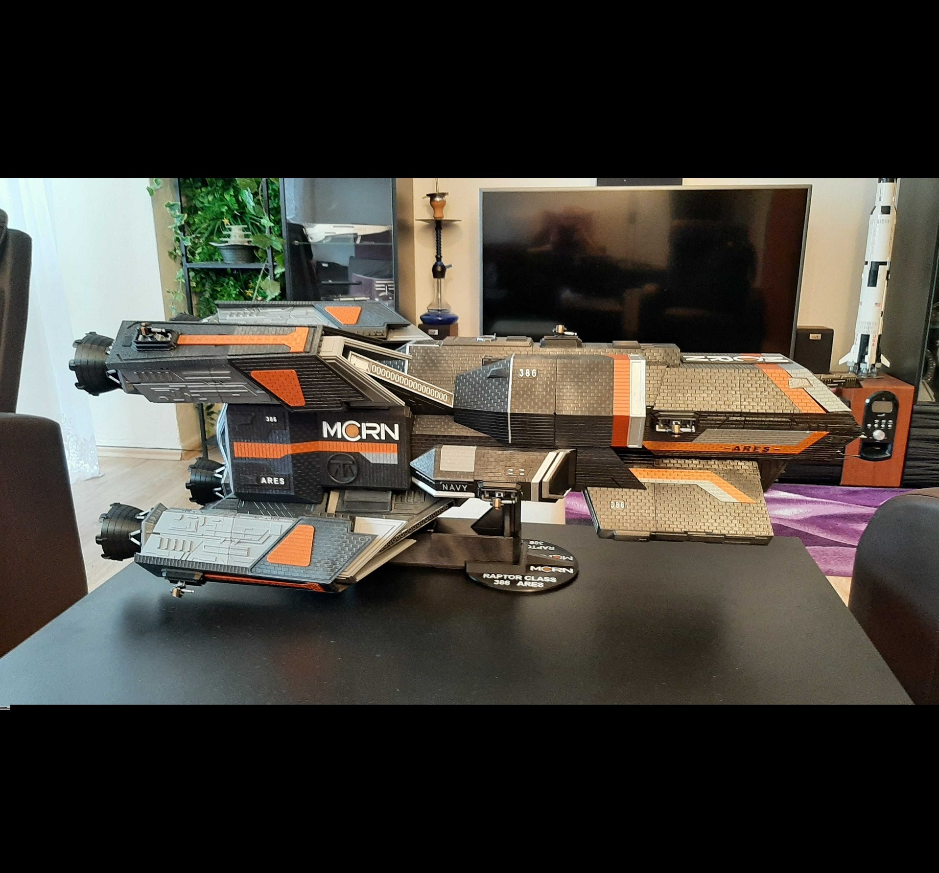 Raptor Class Light Cruiser From the Expanse 3D model thumbnail