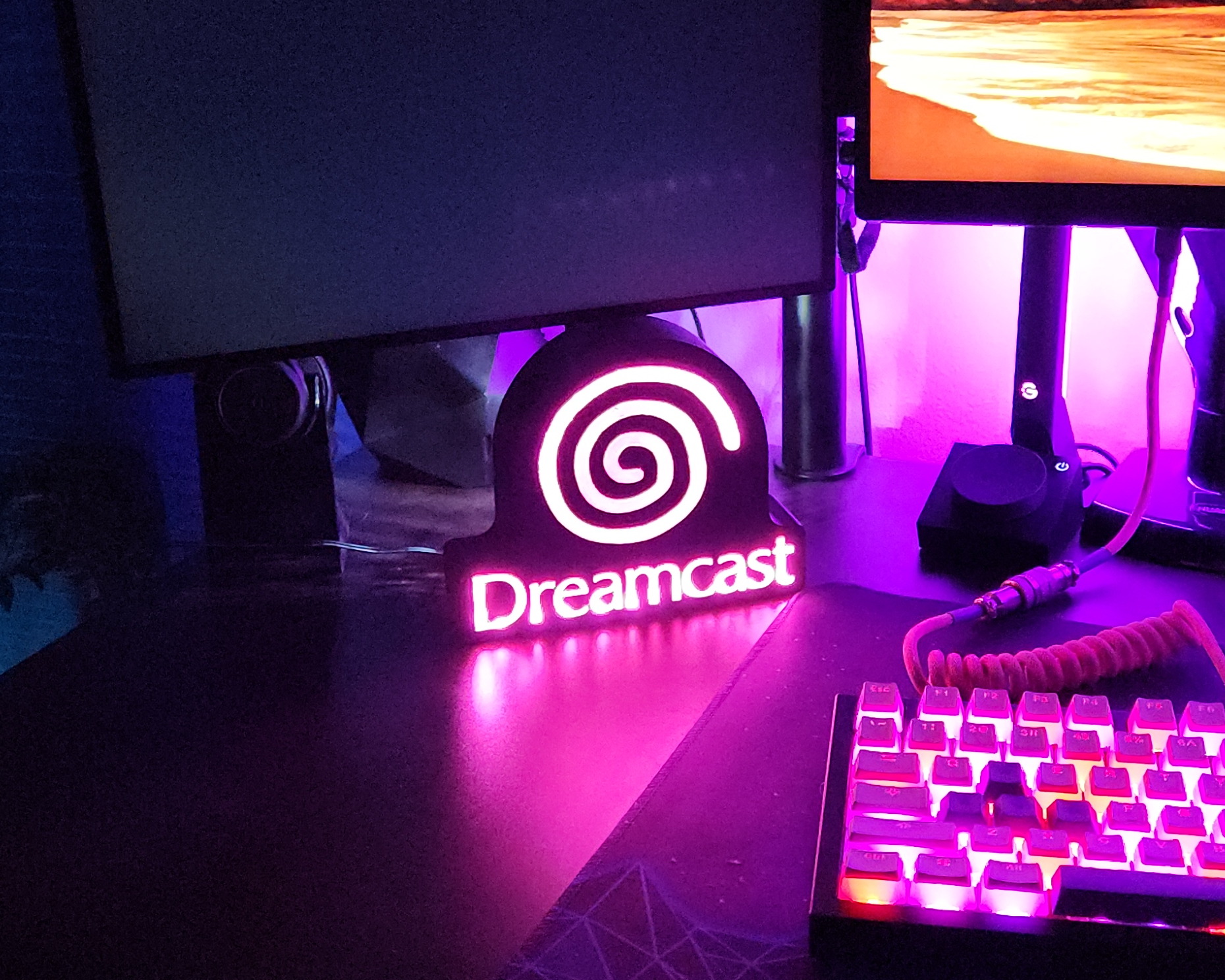 LED Lamp Logo Inspired by Dreamcast
