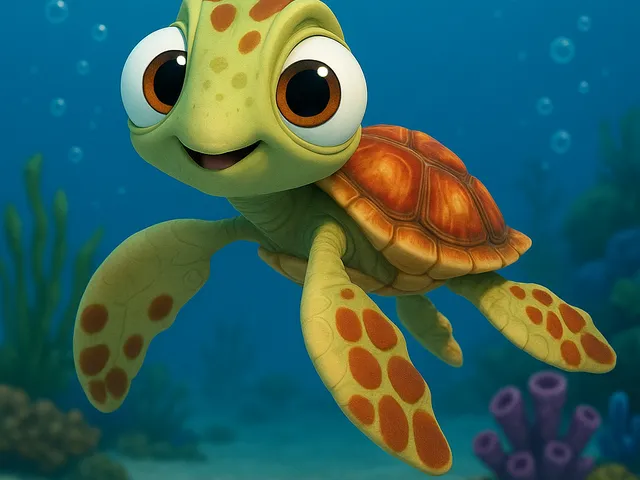 Squirt from Disney and Pixar’s Finding Nemo
