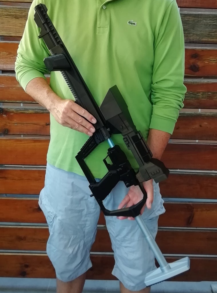 "V" the "Visitors" Laser Sniper Rifle by nacho3D Download free STL