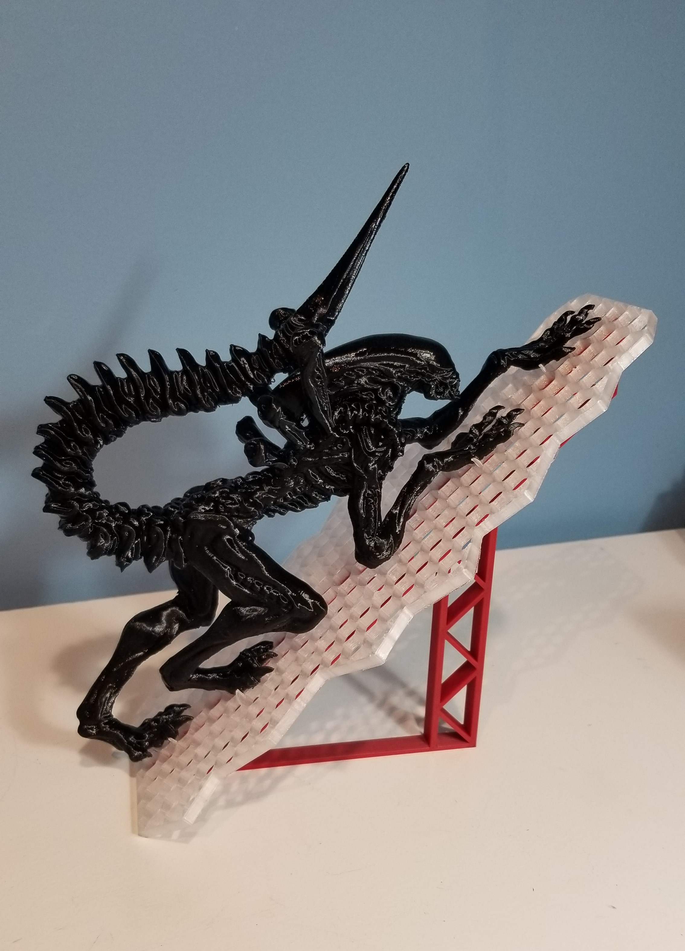 Alien Xenomorph with Ramp by Gounn | Download free STL model ...