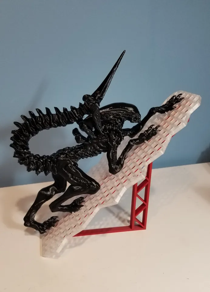 Alien Xenomorph with Ramp by Gounn | Download free STL model ...