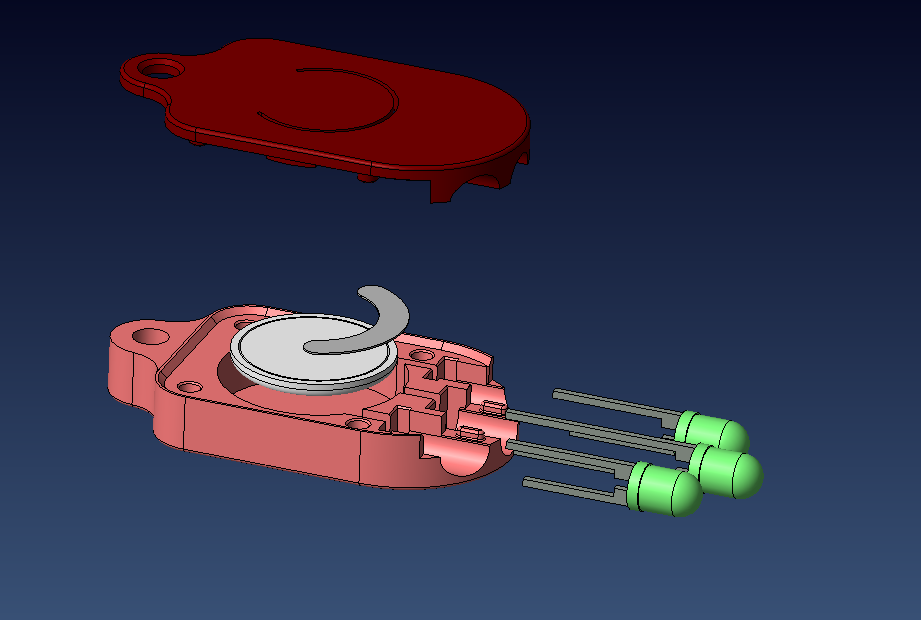 Miniatura 2 do modelo 3D keychain light