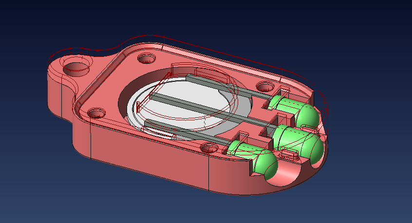 Miniatura 3 do modelo 3D keychain light
