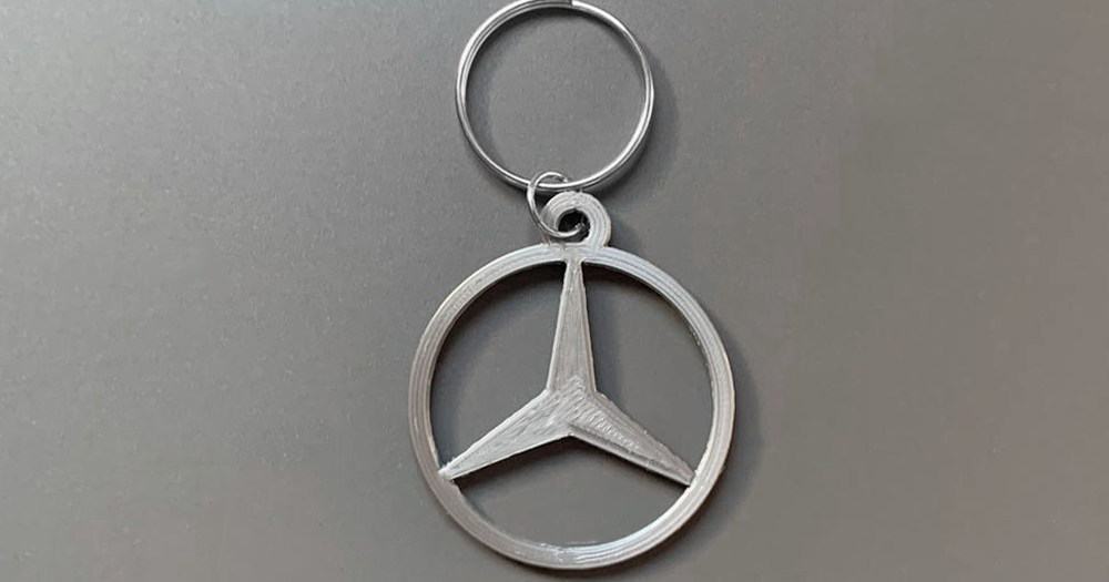 Mercedes keychain von Janeo  Kostenloses STL-Modell herunterladen