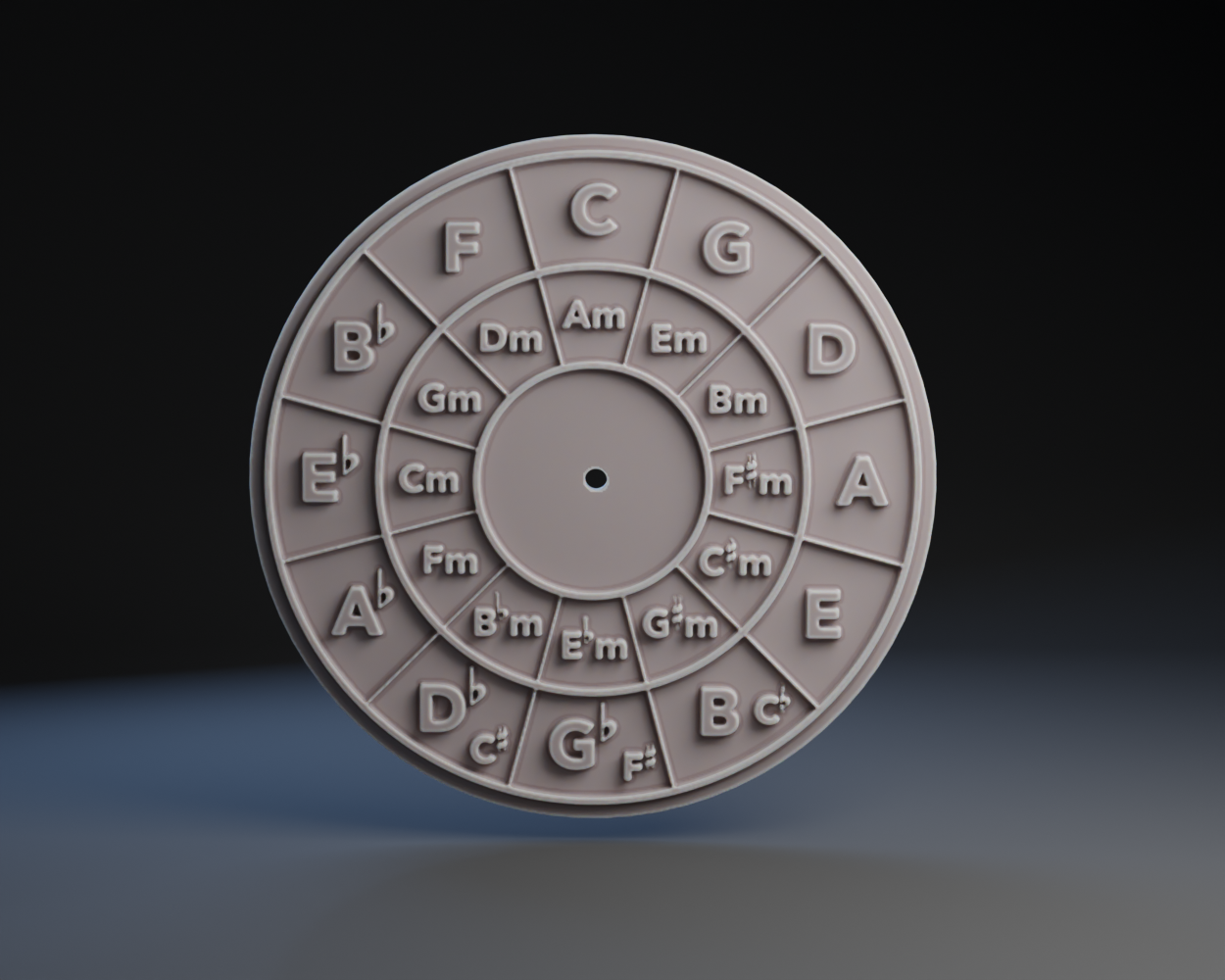 Circle of Fifths : Wall Mount