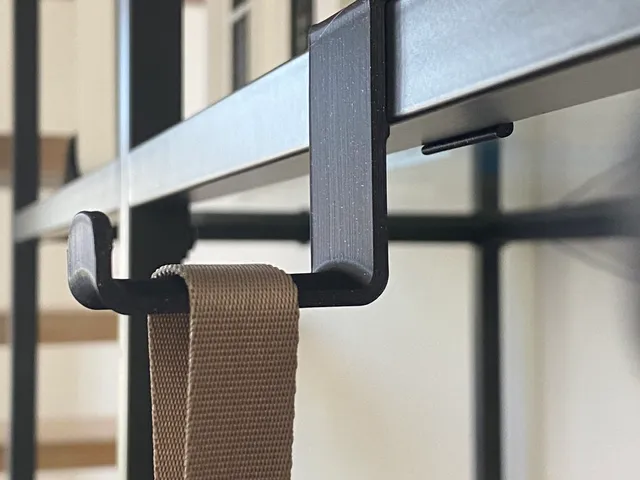 Headphones holder-hook for Ikea's VITTSJÖ shelf unit