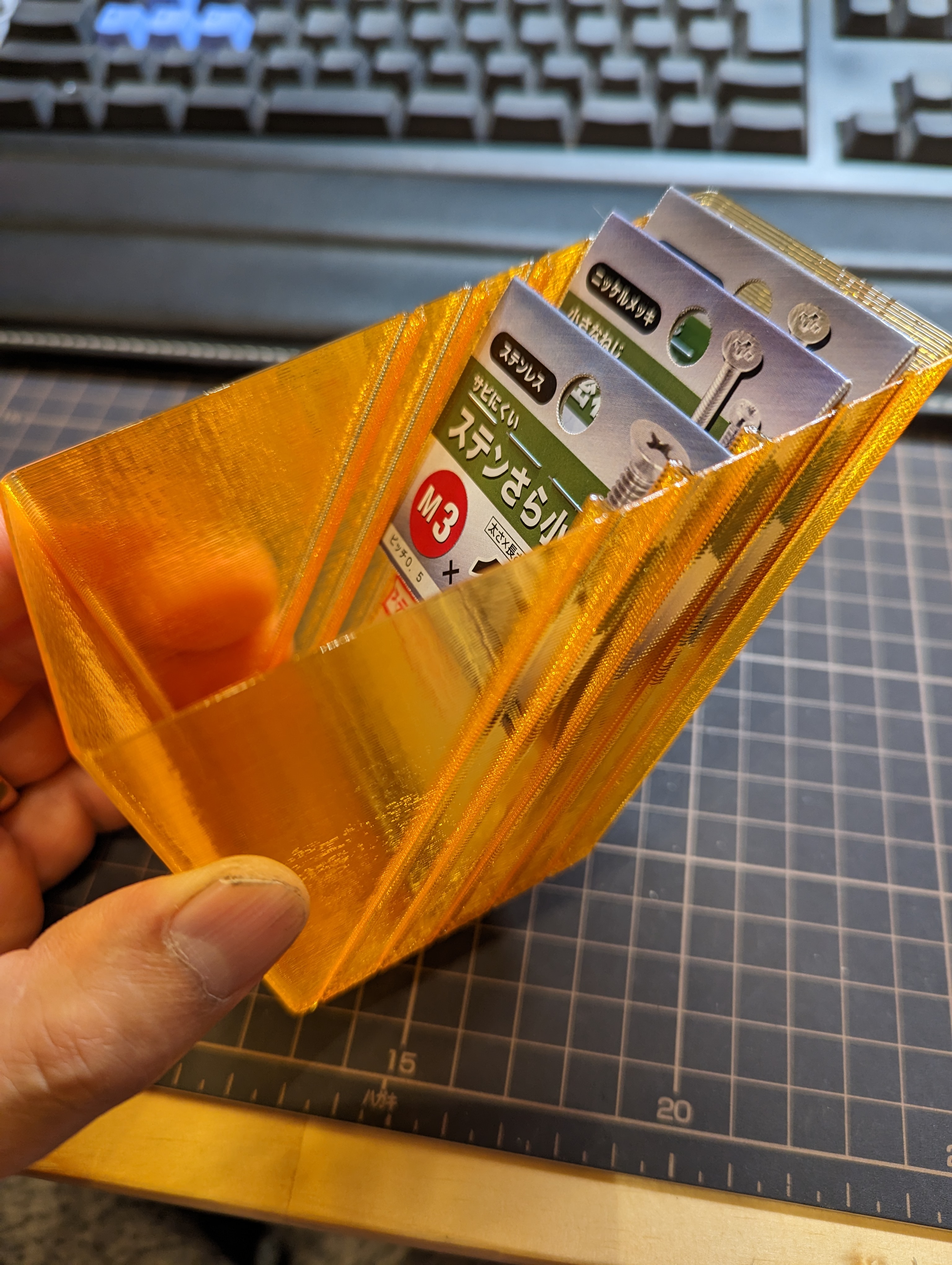 diagonal storage box (Spiral vase mode)