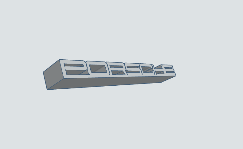 Porshe Desk Sign