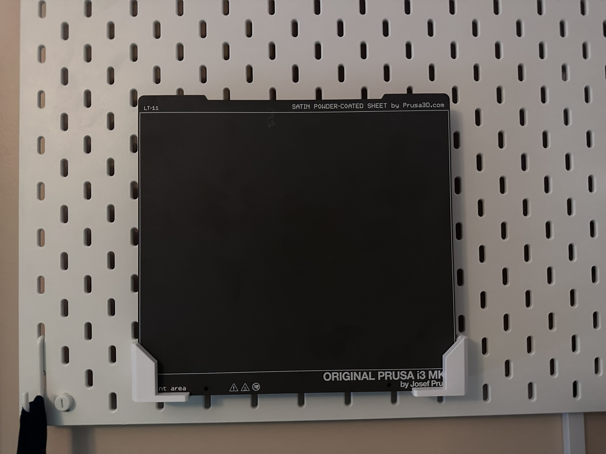 Simple IKEA Skadis Prusa MK3/S/+ Sheet Holder